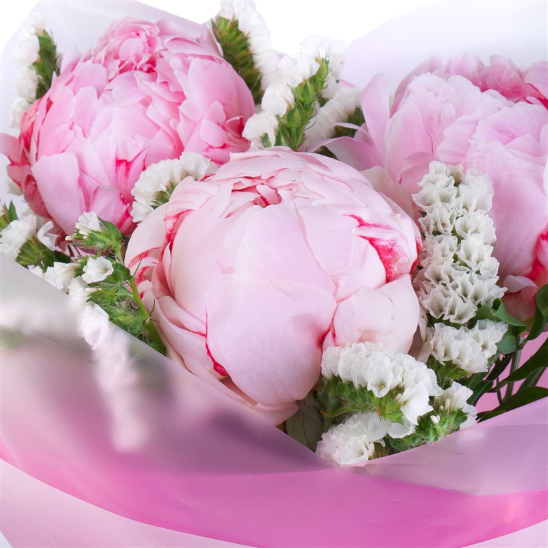 3 Adet Pembe Şakayık Buketi - 2